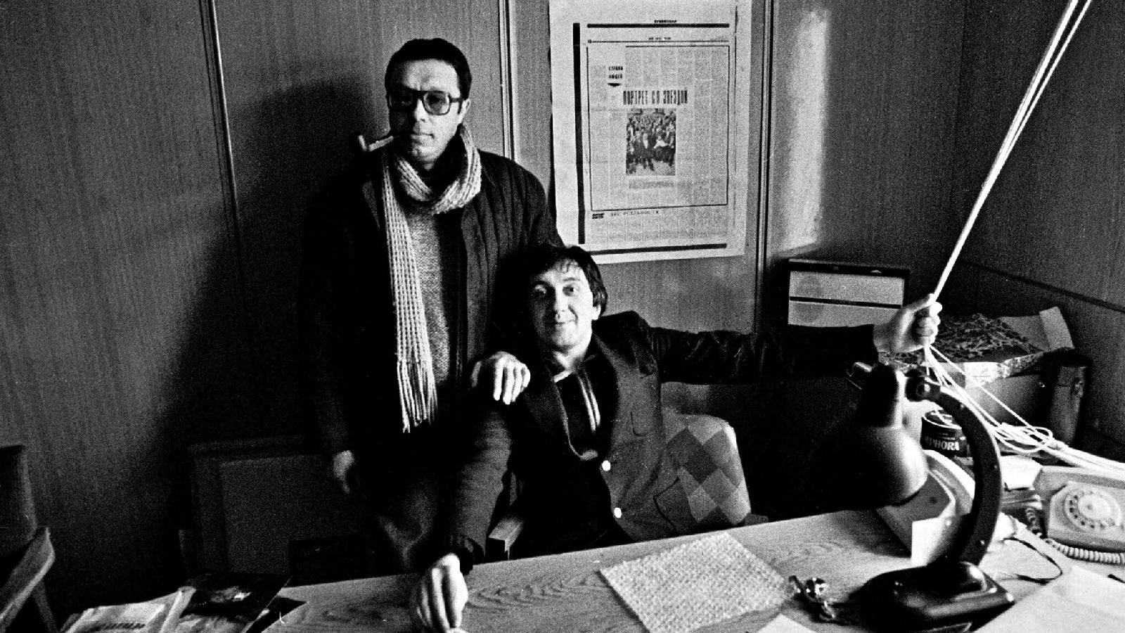 Обозреватели «Литературной газеты» Юрий Рост и Юрий Щекочихин. 1980 год