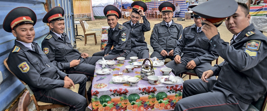Отдых   правоохранителей.   Всемирные игры кочевников. Киргизия. 2016 год