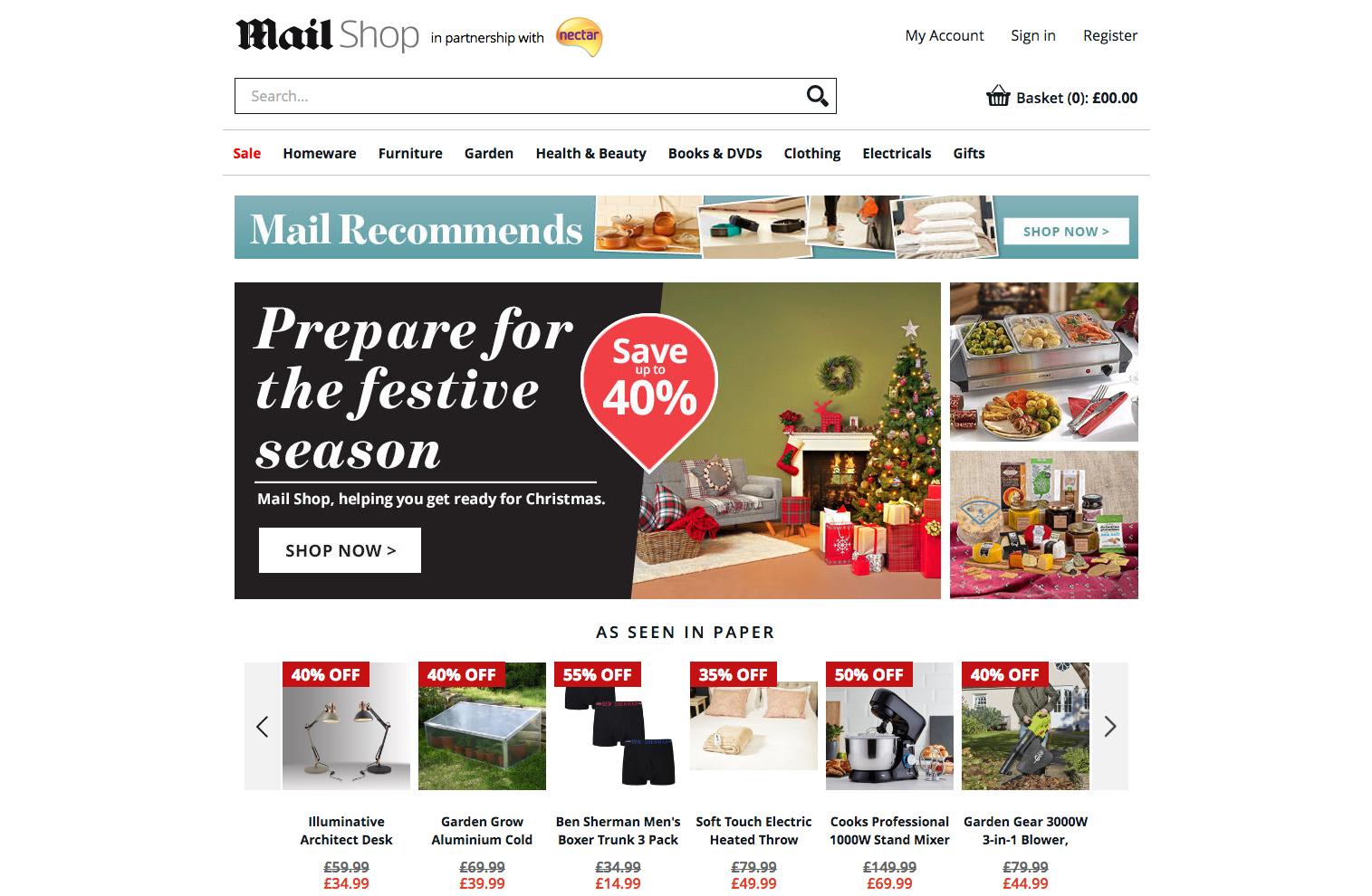 Магазин Daily Mail специализируется на продаже товаров для дома и сада 