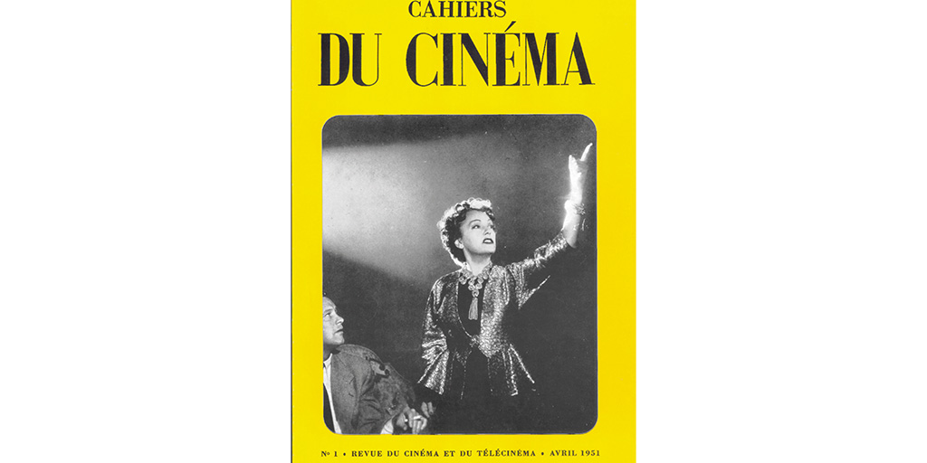 Первый выпуск журнала Cahiers du Cinéma, апрель 1951. На обложке — кадр из фильма Билли Уайлдера «Бульвар Сансет». Источник: www.cahiersducinema.com