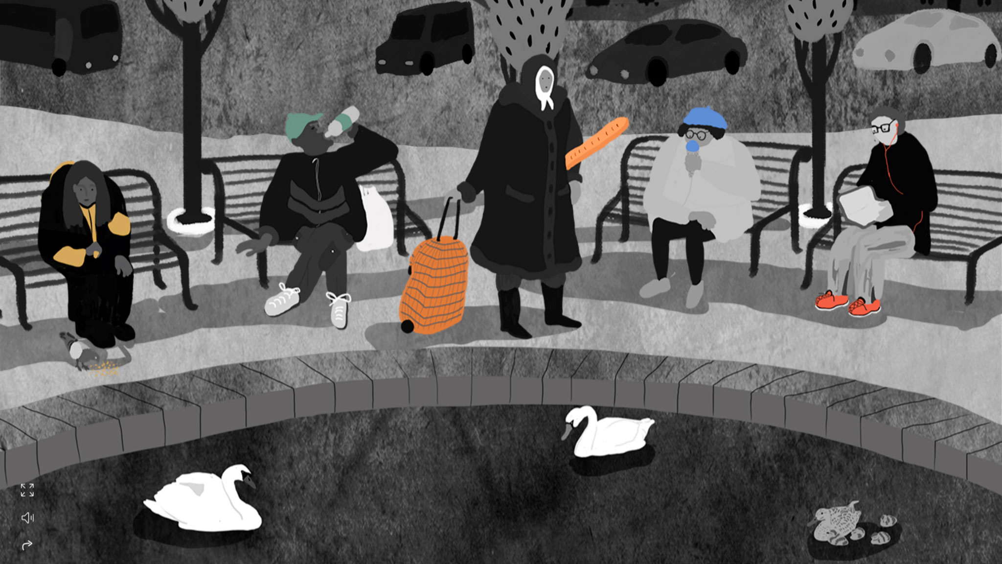 Документальный интерактивный анимационный веб‑проект «жили|были» был подготовлен ко Дню бездомного человека
